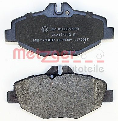 METZGER 1170087 Bremsbelagsatz, Scheibenbremse